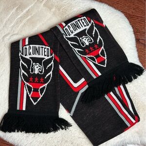 Ruffneck DC United Black and Red Woven Scarf